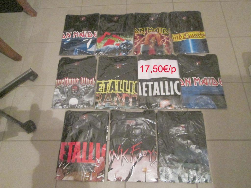 T-shirt(M) Métallica,Slipknot,Pink Floyd,Korn,LP,Iron Maiden, Ophalen of Verzenden