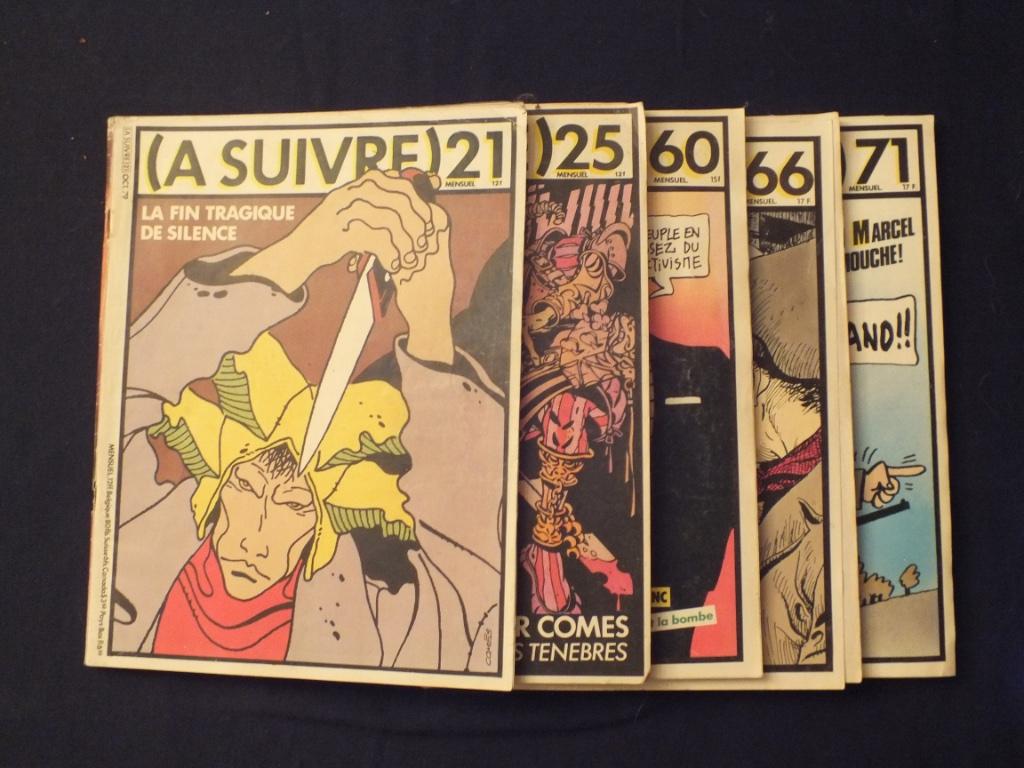 A SUIVRE (MAGAZINES) (6).      EDITIONS CASTERMAN, Boeken, Stripverhalen, Gelezen, Meerdere stripboeken, Ophalen of Verzenden