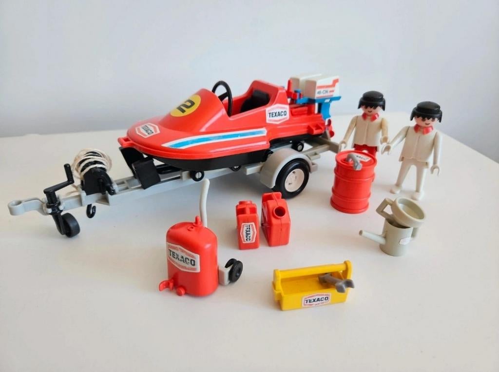 Playmobil uit 1974 model 3538 Old Texaco Raceboat, Enfants & Bébés, Jouets | Playmobil, Enlèvement ou Envoi