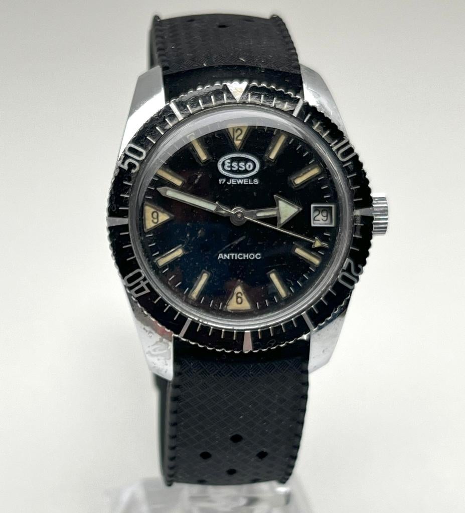 ESSO promotiehorloge uit de jaren '60 (mechanisch), Particulier, Te koop