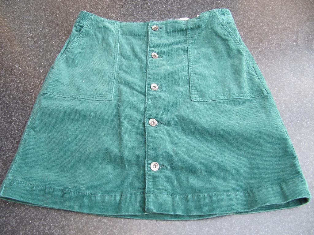 rok velours groen nieuw C&A Jessica A-lijn 40, Maat 38/40 (M), Nieuw, Ophalen of Verzenden, C&A