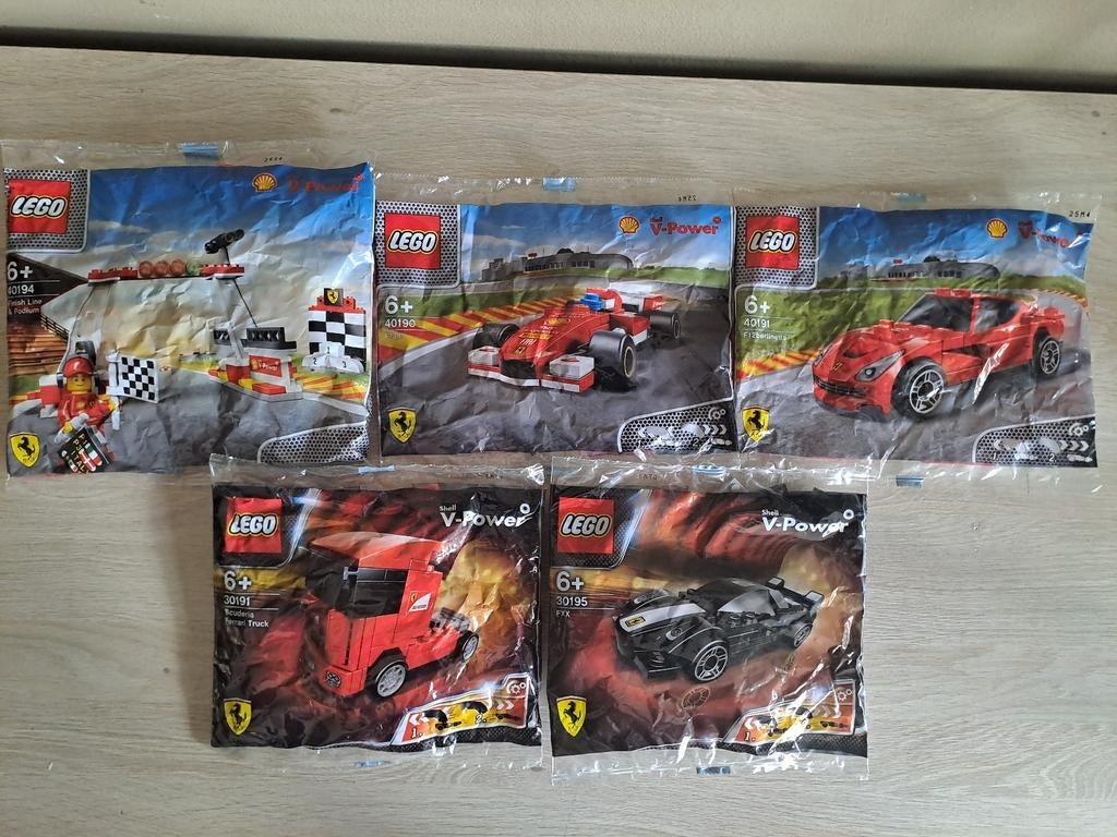 Lego polybags Ferrari 40194 40190 40191 30191 30195 nieuw, Kinderen en Baby's, Speelgoed | Duplo en Lego, Ophalen, Nieuw, Lego