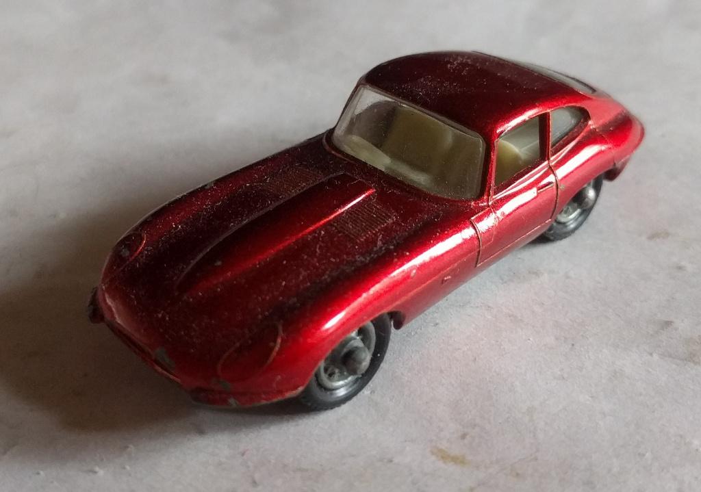 Matchbox Jaguar E-Type, Ophalen of Verzenden, Gebruikt, Auto