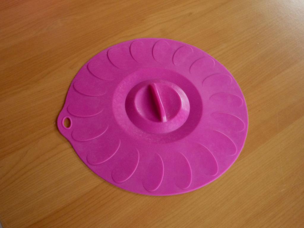 Fuchsia roze siliconen potdeksel kookpot antispat deksel, Huis en Inrichting, Ophalen of Verzenden