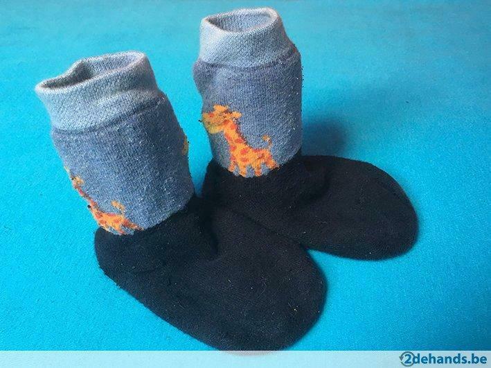 Pantoffelkousen met anti slip maat 20/21, Ophalen, Gebruikt, Jongen of Meisje, Overige typen