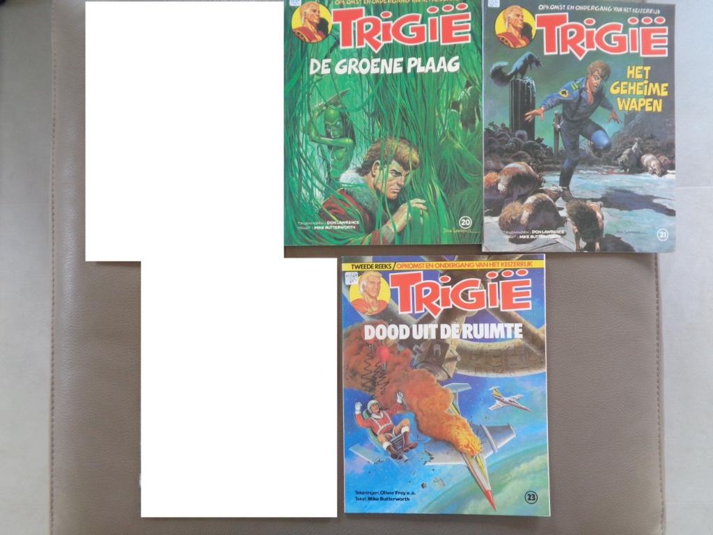 Trigië - album 20, 21 en 23 (alle 1e dr. 1981/82), Ophalen of Verzenden