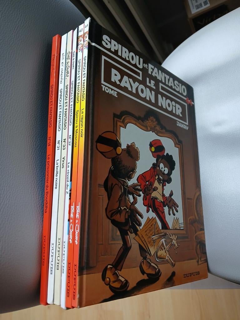 Spirou et Fantasio dos carrés divers titres Franquin, Série complète ou Série, Enlèvement ou Envoi, Comme neuf