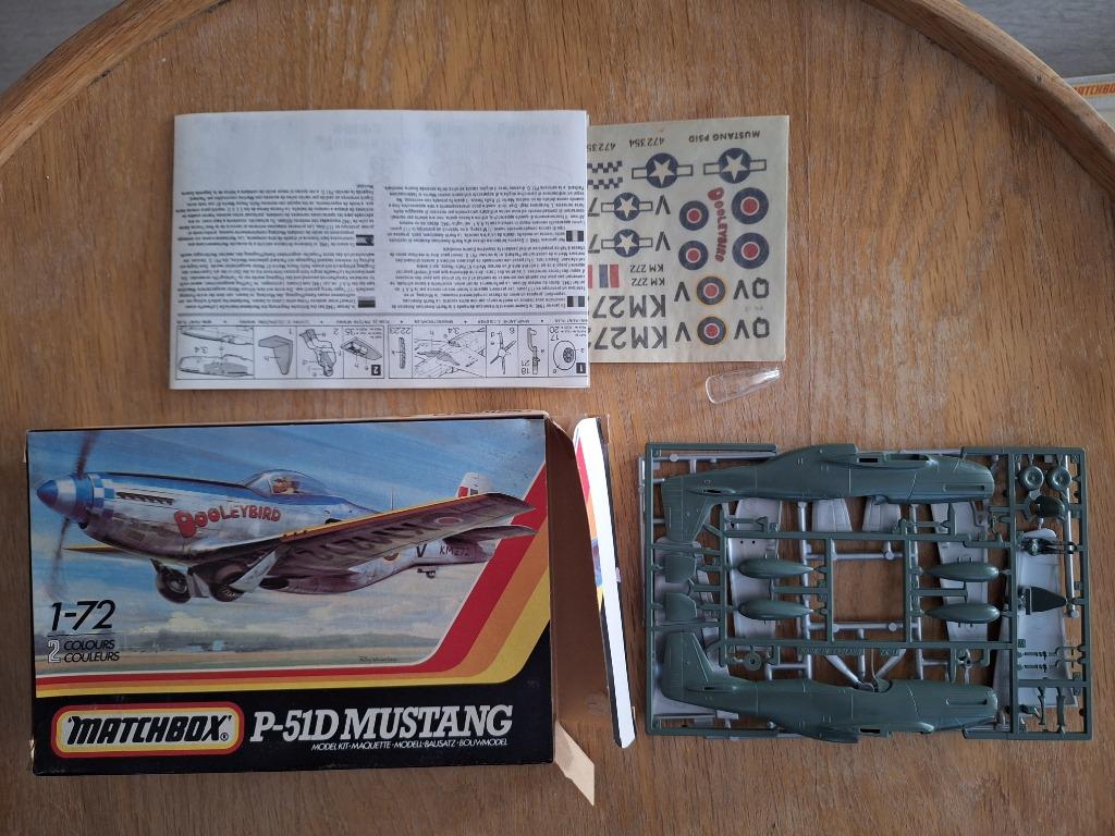 Matchbox P-51D Mustang, Enlèvement