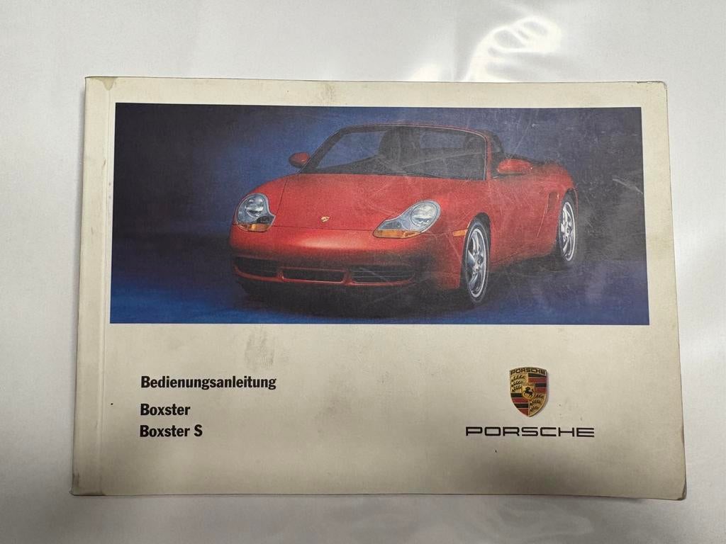 Manuel de commande de la Porsche Boxster 986 (GE), Enlèvement ou Envoi