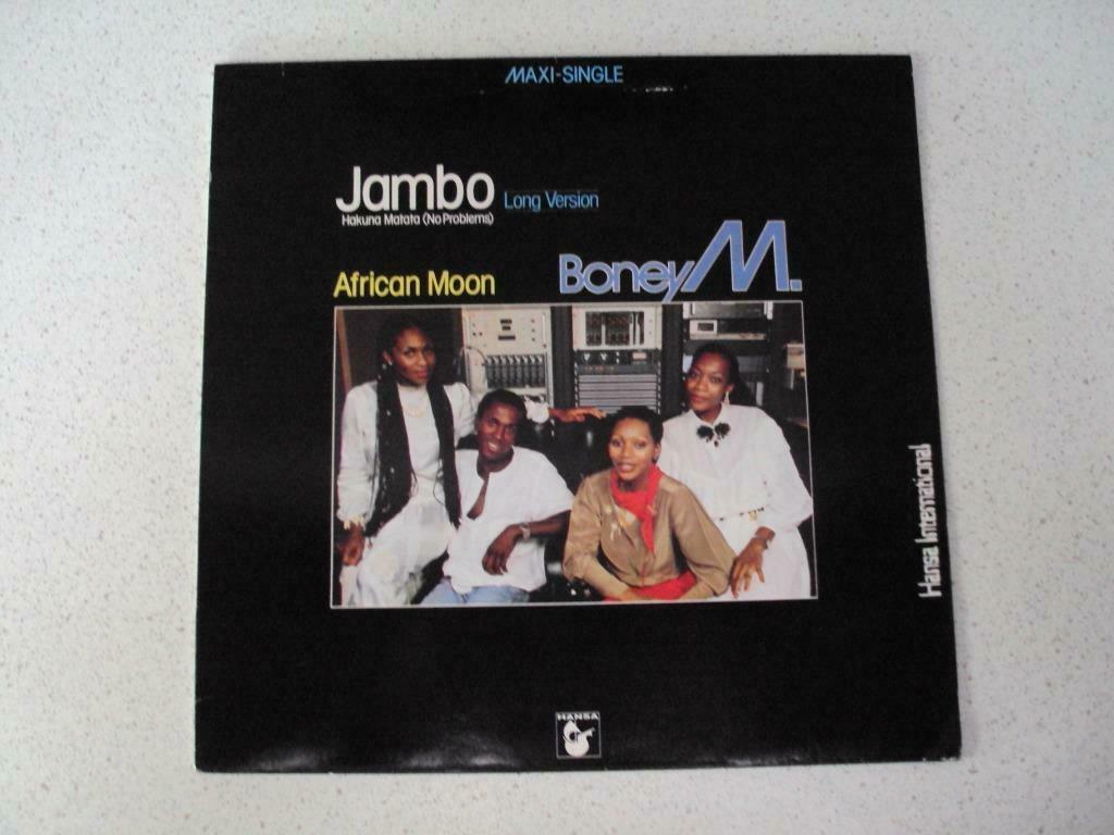 Maxi Single "Boney M" Jambo anno 1983, Ophalen of Verzenden, 12 inch
