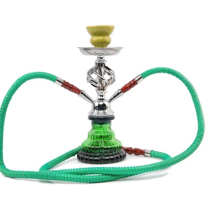 Shisha/pipe à eau en verre de luxe style arabe (29 cm), Enlèvement ou Envoi, Neuf, Narguilé
