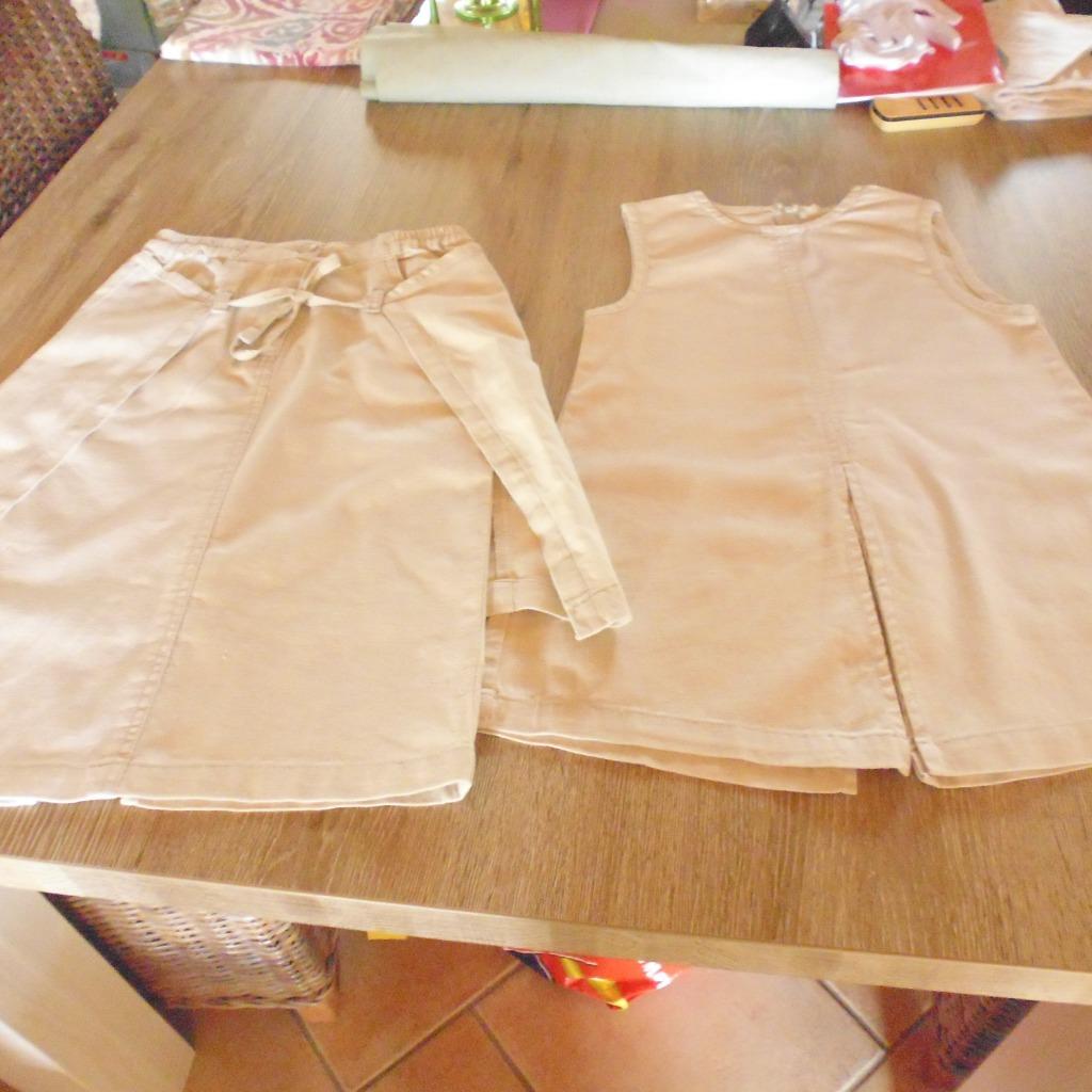 2 delige set licht grijs rok + topje, Ophalen of Verzenden