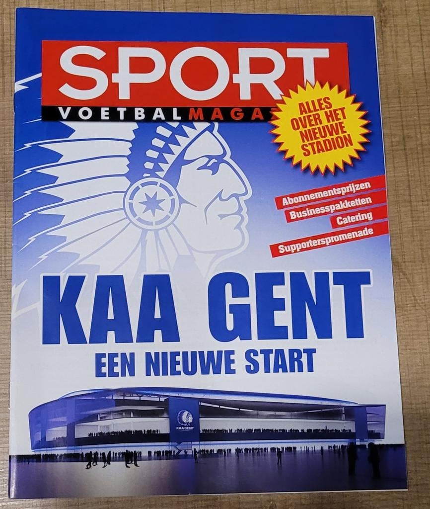KAA Gent: Alles over het nieuwe stadion (2013), Ophalen of Verzenden, Gebruikt, Boek of Tijdschrift