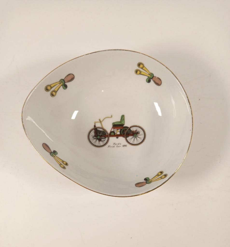 Porcelaine Bavaria - motif voiture ancienne, Ophalen of Verzenden