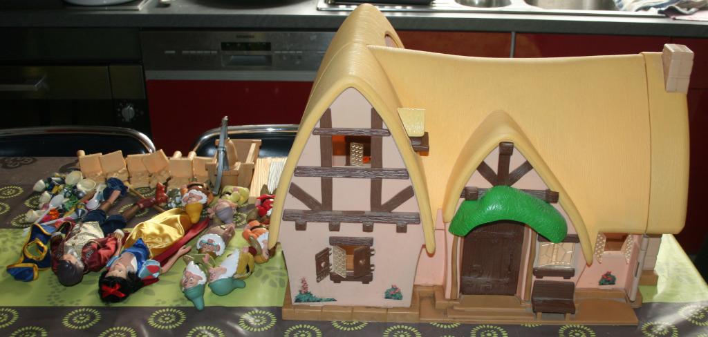 maison des 7 nains avec les ustensiles compris, Enlèvement, Utilisé