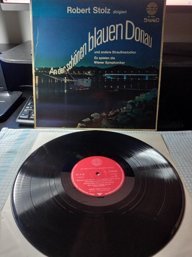 Robert Stolz - An Der Schönen Blauen Donau - Lp, 12 pouces, Enlèvement ou Envoi, Comme neuf, Romantique
