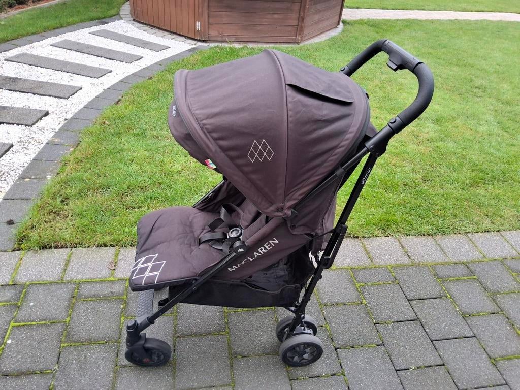 Maclaren techno arc buggy zwart, Kinderen en Baby's, Buggy's, Gebruikt, Maclaren, Verstelbare rugleuning, Voetenzak, Zonnekap