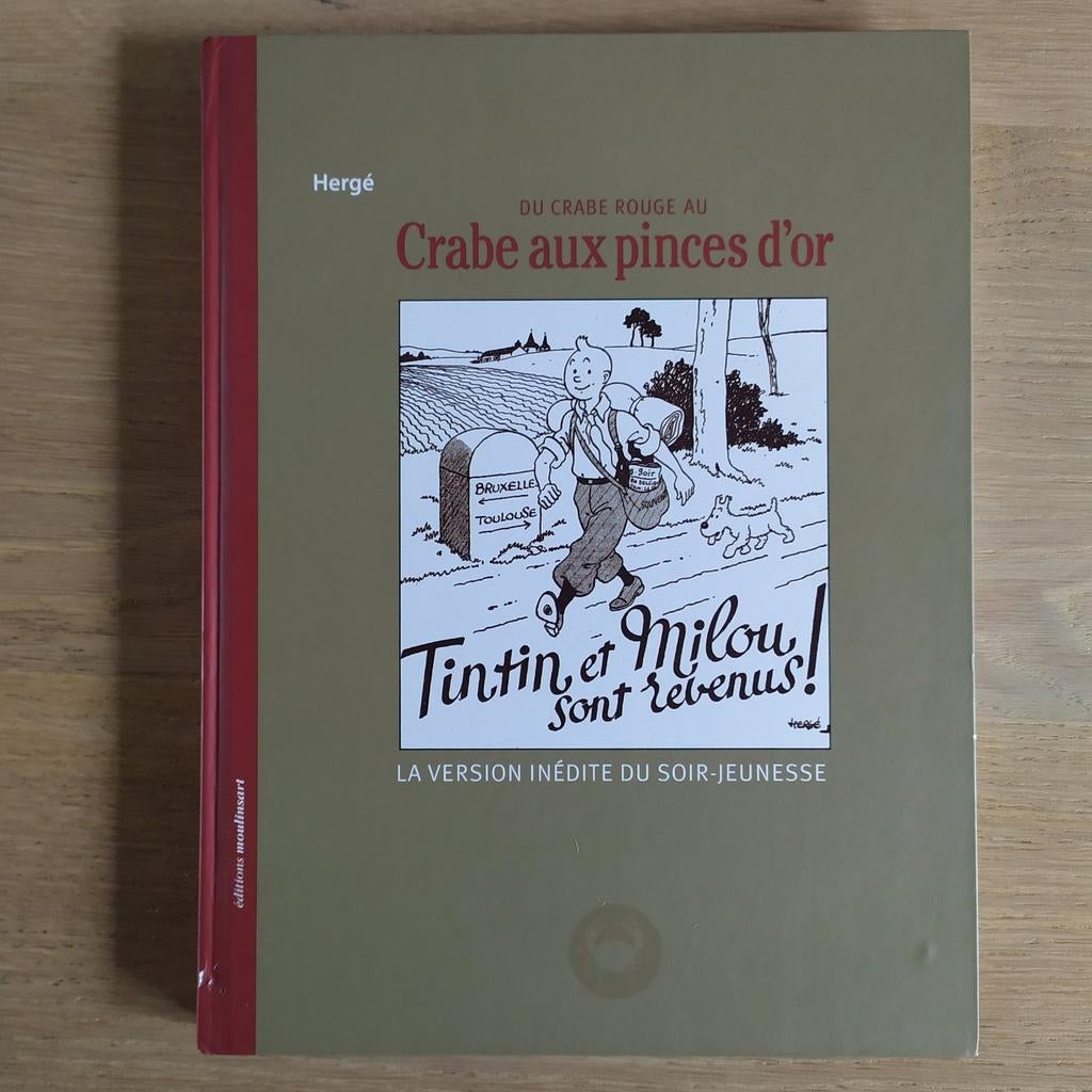 Tintin Du crabe rouge au Crabe aux pinces d'or TBE, Enlèvement ou Envoi, Une BD, Utilisé, Hergé