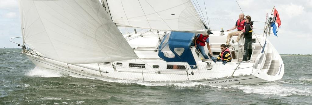 Zeilen van Jeanneau Sun Charm 39, Watersport en Boten, Ophalen, Gebruikt, Grootzeil