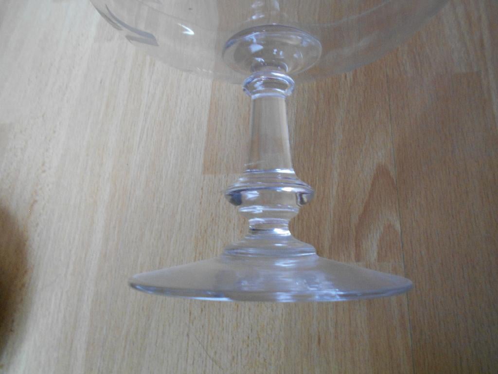 Plat fruitier en verre sur pied, Enlèvement, Comme neuf, Verre