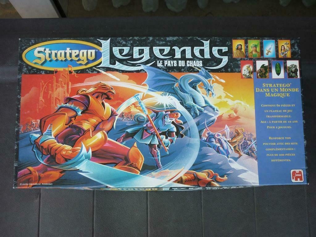 Jeu de société - Stratego Legends Jumbo Le pays du chaos, 1 ou 2 joueurs, Enlèvement ou Envoi, Utilisé, Jumbo