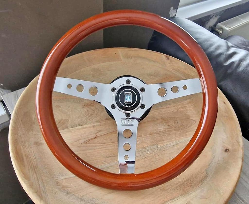 OMP MUGELLO 350 mm houten stuurwiel, Auto-onderdelen, Ophalen of Verzenden, Gebruikt, Honda