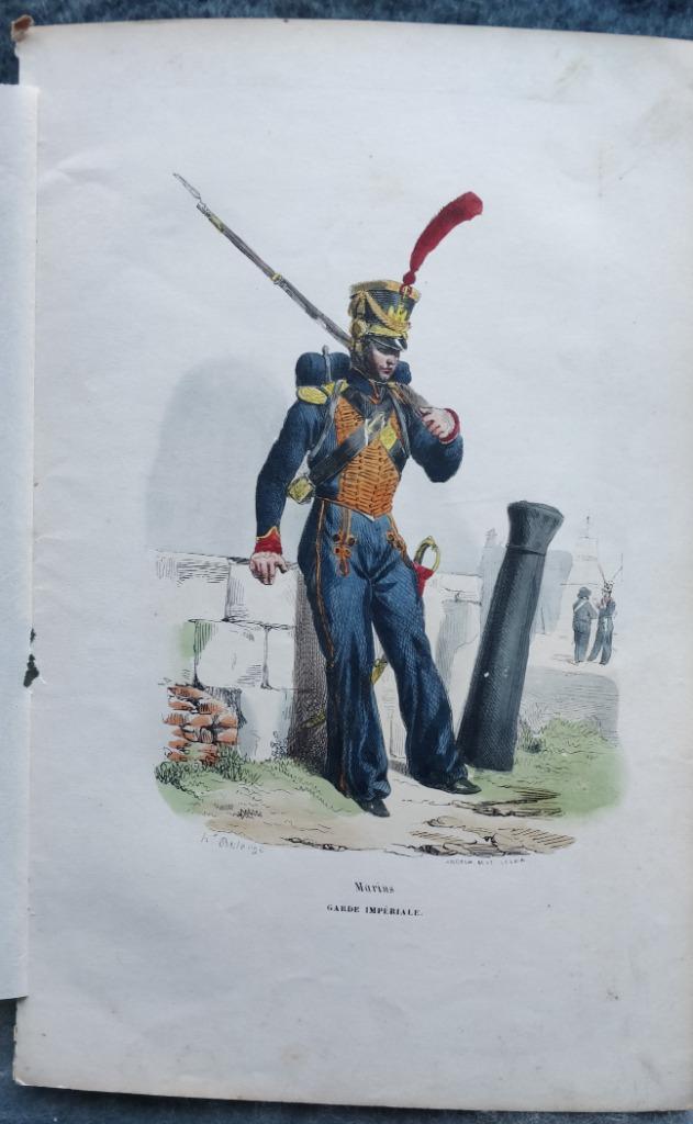 Gravure van een matroos van de keizerlijke garde van het 1e, Verzamelen, Ophalen of Verzenden