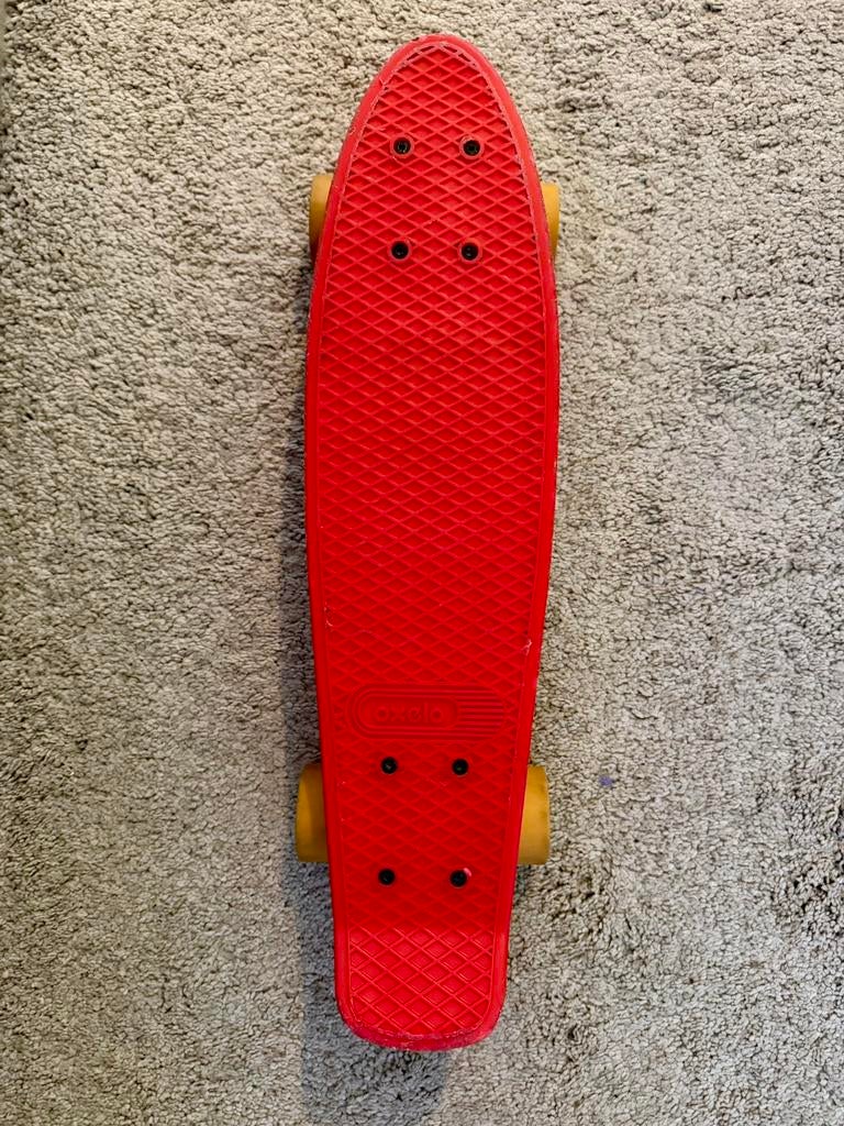 Oxelo mini cruiser skateboard, Sport en Fitness, Skateboarden, Ophalen, Zo goed als nieuw, Skateboard