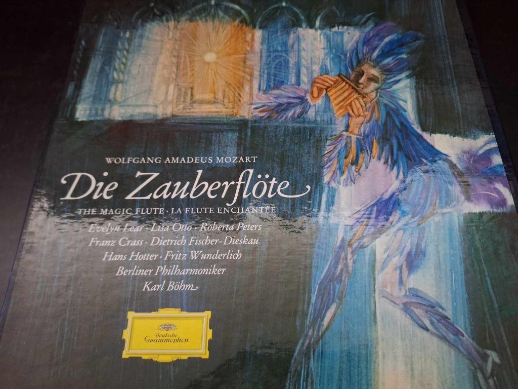 Mozart / Böhm - The Magic Flute Box 3 x Lp's Vinyl, Cd's en Dvd's, Vinyl | Klassiek, Gebruikt, Classicisme, Opera of Operette