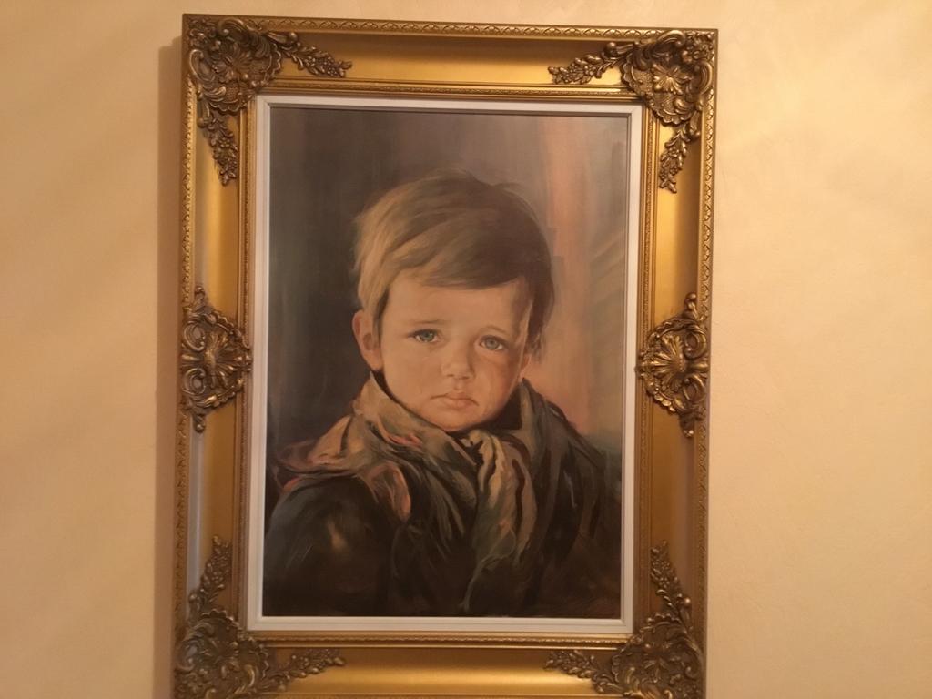 Schilderij huilende jongen, Antiek en Kunst, Ophalen