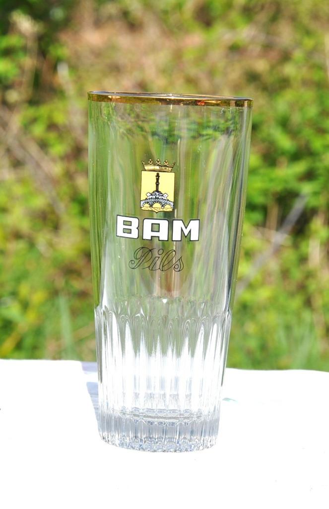 verre a biere bam pils 25cl, Collections, Marques de bière, Enlèvement ou Envoi, Comme neuf, Verre ou Verres, Autres marques