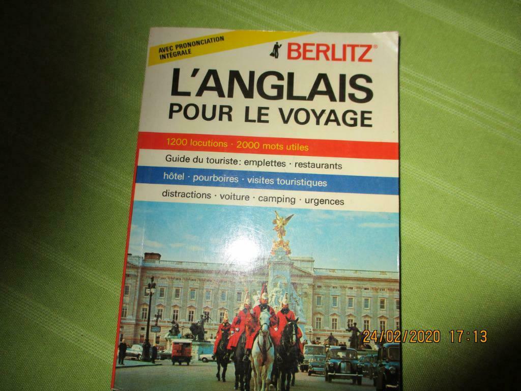L'ANGLAIS POUR LE VOYAGE. BERLITZ., Enlèvement ou Envoi, Utilisé