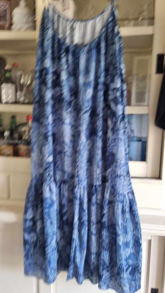 Robe Zara été légère TXLL voir mesure plus bas, ZARA, Taille 46/48 (XL) ou plus grande, Comme neuf, Bleu