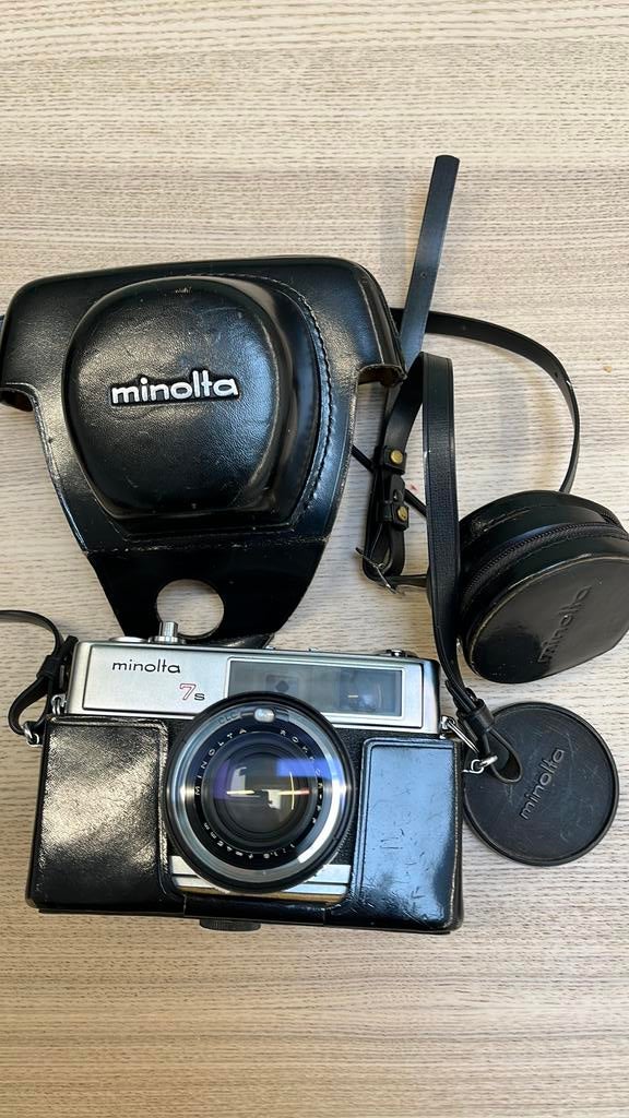 Fotocamera Minolta 7 s Hi-matic, Audio, Tv en Foto, Fotocamera's Analoog, Ophalen, Gebruikt, Minolta