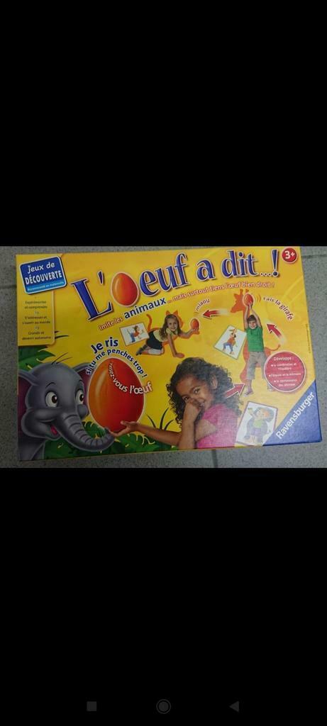 L'œuf a dit, Kinderen en Baby's, Speelgoed | Educatief en Creatief, Nieuw, Ophalen of Verzenden