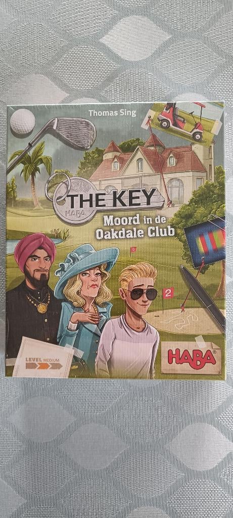 Haba The Key Moord in de Oakdale Club, Hobby en Vrije tijd, Drie of vier spelers, Ophalen, Nieuw, Haba