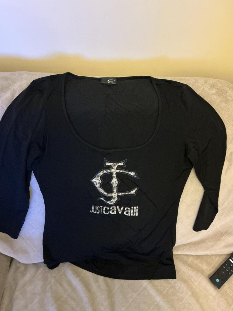 T shirt Just Cavalli, Taille 38/40 (M), Manches longues, Enlèvement, Porté