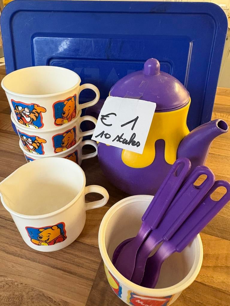 Theeservies plastic, Kinderen en Baby's, Ophalen of Verzenden, Zo goed als nieuw