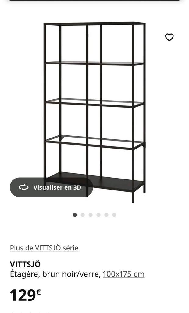 Vittsjö / stellingskast/ wandkast, Maison & Meubles, Enlèvement