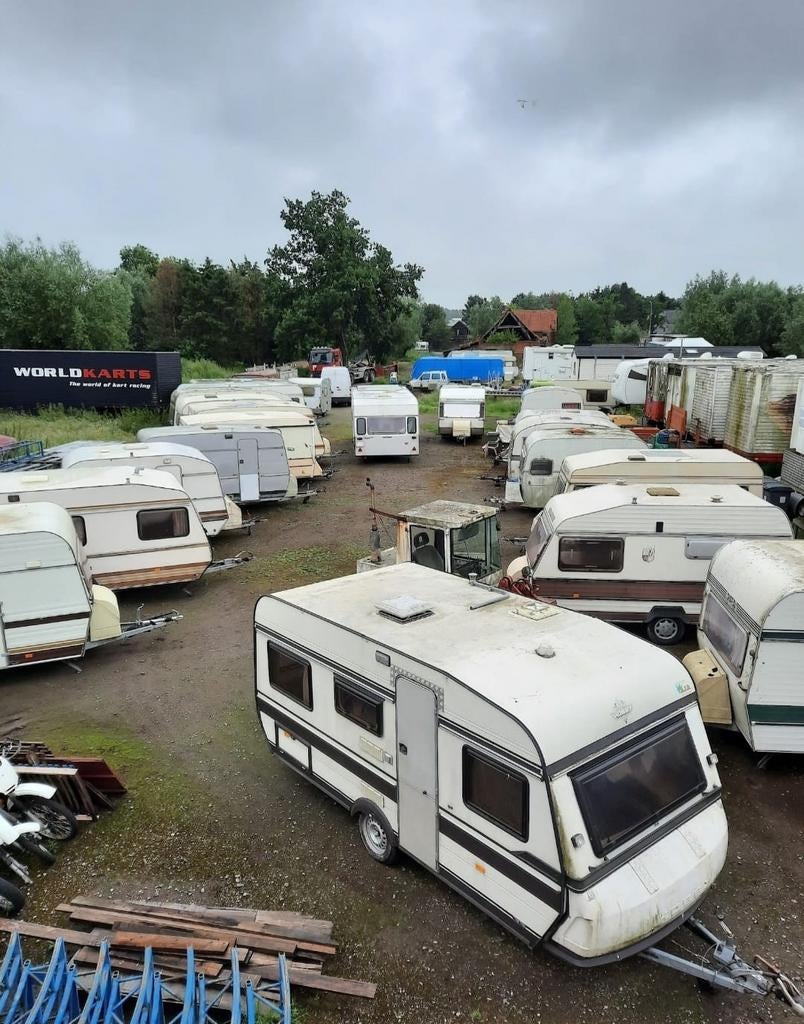 Gezocht caravans 750kg camping werfkeet pipowagen trailer, Caravans en Kamperen, Ophalen of Verzenden