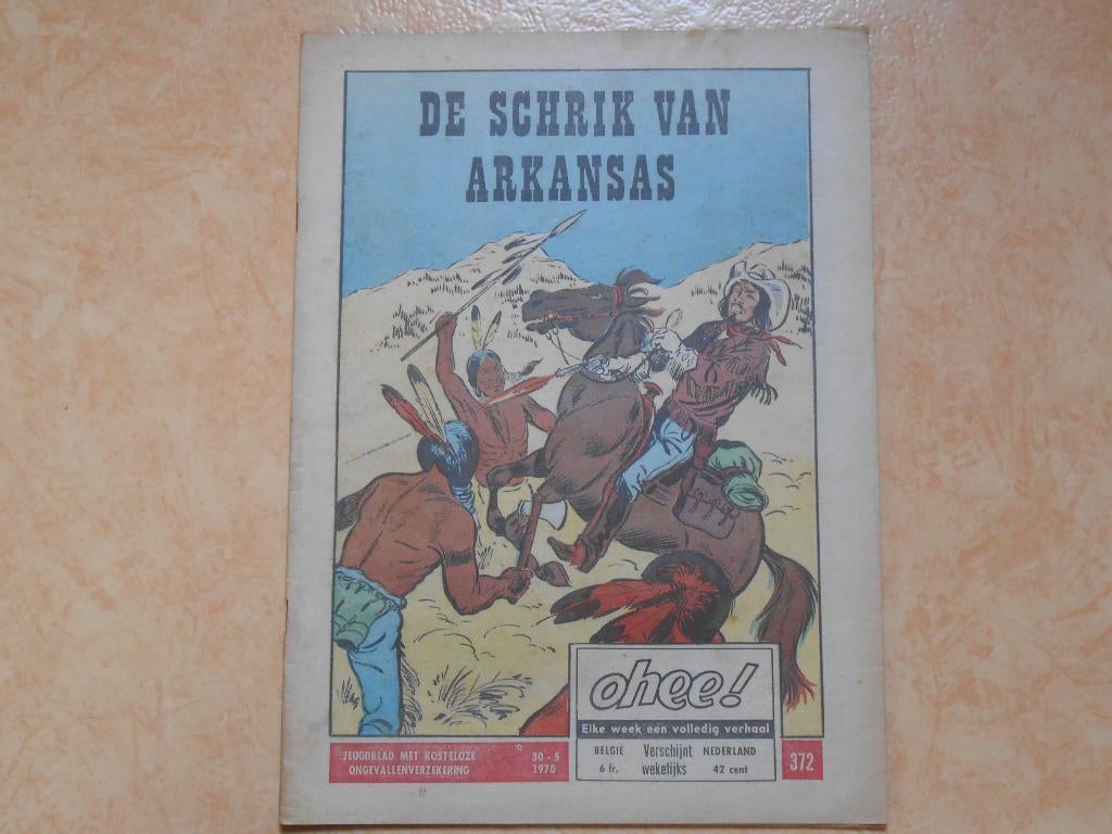 Ohee 372 De schrik van Arkansas 1970., Karel verschuere, Eén stripboek, Ophalen of Verzenden, Zo goed als nieuw