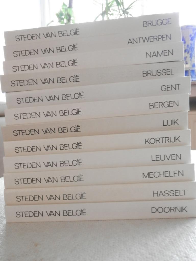 complete reeks van 12 boeken "steden van België" van Artis-H, Verzamelen, Ophalen