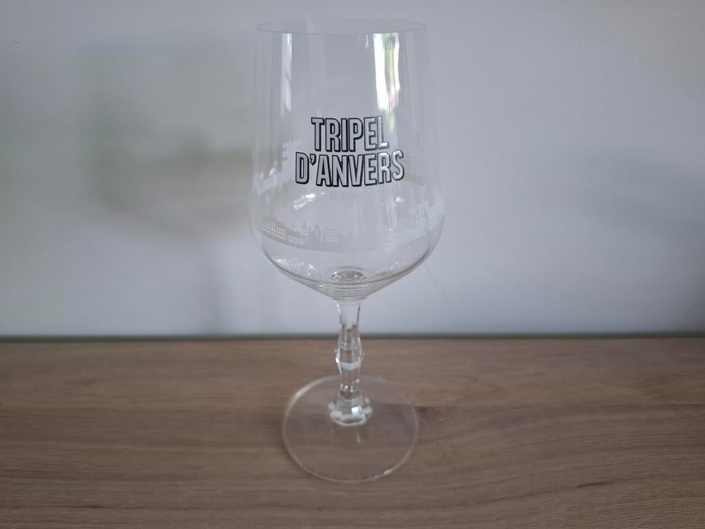 Tripel d'anvers glas, Verzamelen, Glas en Drinkglazen, Ophalen of Verzenden, Zo goed als nieuw