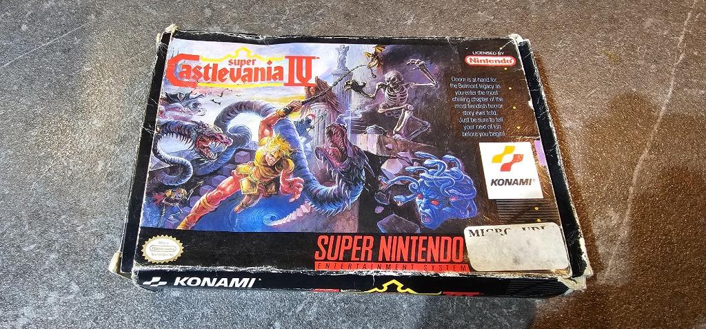 SNES Castlevania 4 in een doos, Ophalen of Verzenden, Gebruikt