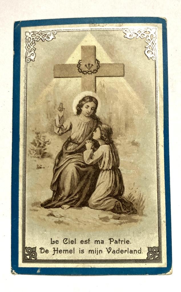 Bidprentje van Dora-Clementina-Charlotte Beirens, Enlèvement ou Envoi, Image pieuse