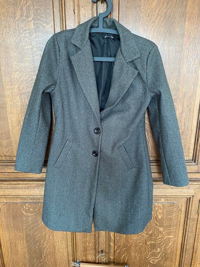 Manteau gris, Enlèvement ou Envoi, Comme neuf, Taille 38/40 (M), Gris