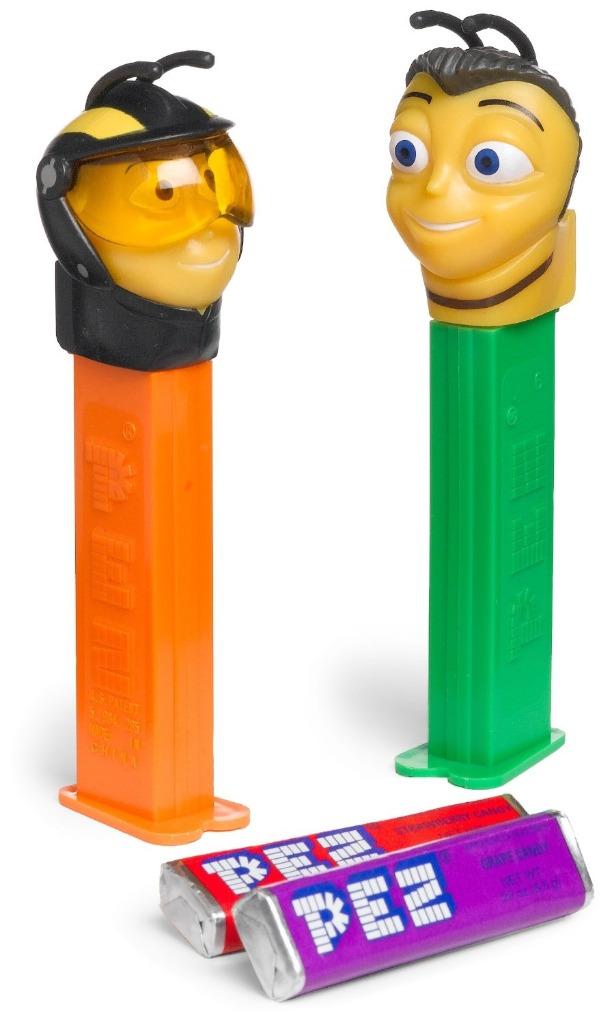 2 distributeurs PEZ Bee Movie de 2007, Enlèvement ou Envoi, Comme neuf