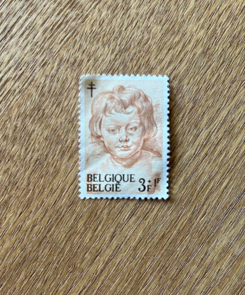 Postzegel België 3f (1963), Postzegels en Munten, Postzegels | Europa | België, Niet gestempeld, Frankeerzegel, Ophalen of Verzenden