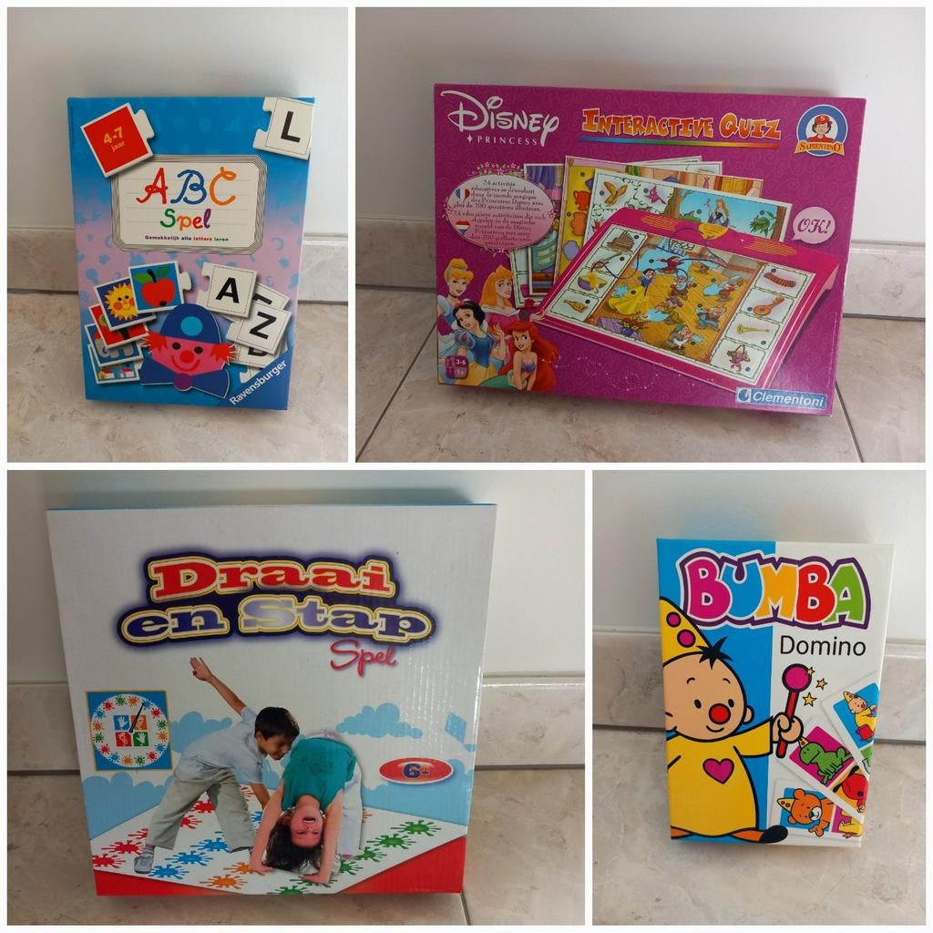 Spelletjes twister, Disney Princess quiz, abc spel, Ophalen of Verzenden, Zo goed als nieuw, Taal en Lezen, Met licht