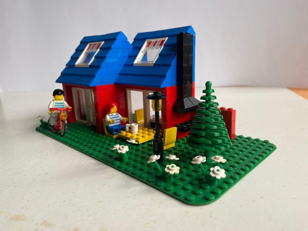 Legoland (van jaar 1985) 6370: Weekendhuisje, Ophalen of Verzenden, Zo goed als nieuw, Complete set, Lego